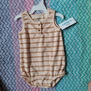 BNWT Carter's Terry cloth playsuit 9M